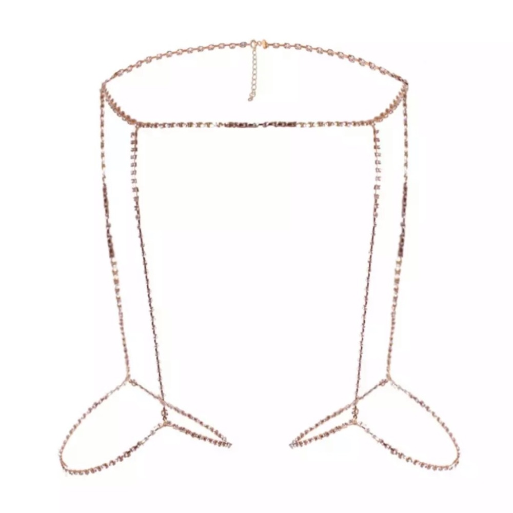 SILVER Rhinestone Garter - Picture 6 of 6